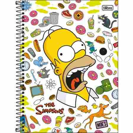 CADERNO 10X1 SIMPSONS
